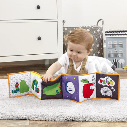 Rainbow Designs Tiny and Very Hungry Caterpillar Unfold & Discover Soft Toy - Soft Cloth Books for Babies