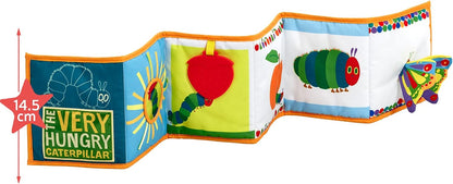 Rainbow Designs Tiny and Very Hungry Caterpillar Unfold & Discover Soft Toy - Soft Cloth Books for Babies