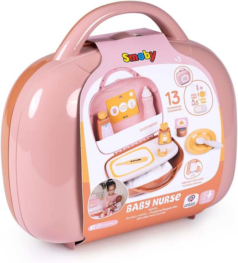 Smoby - Smoby Baby Nurse Poppenverzorgingskoffer - 13dlg.