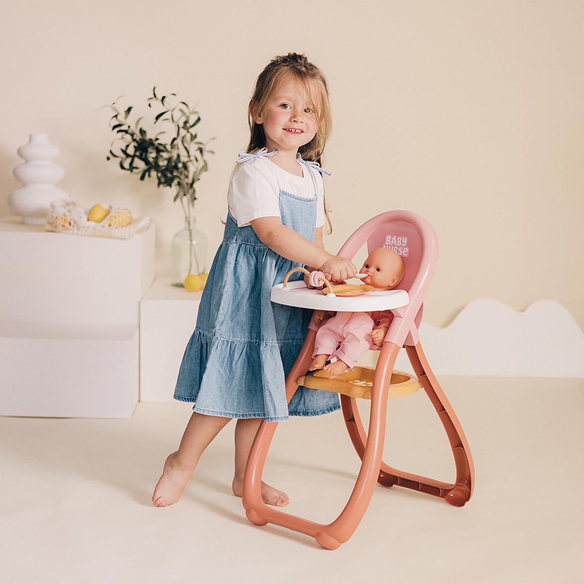 Smoby - Smoby Baby Nurse Poppenstoel