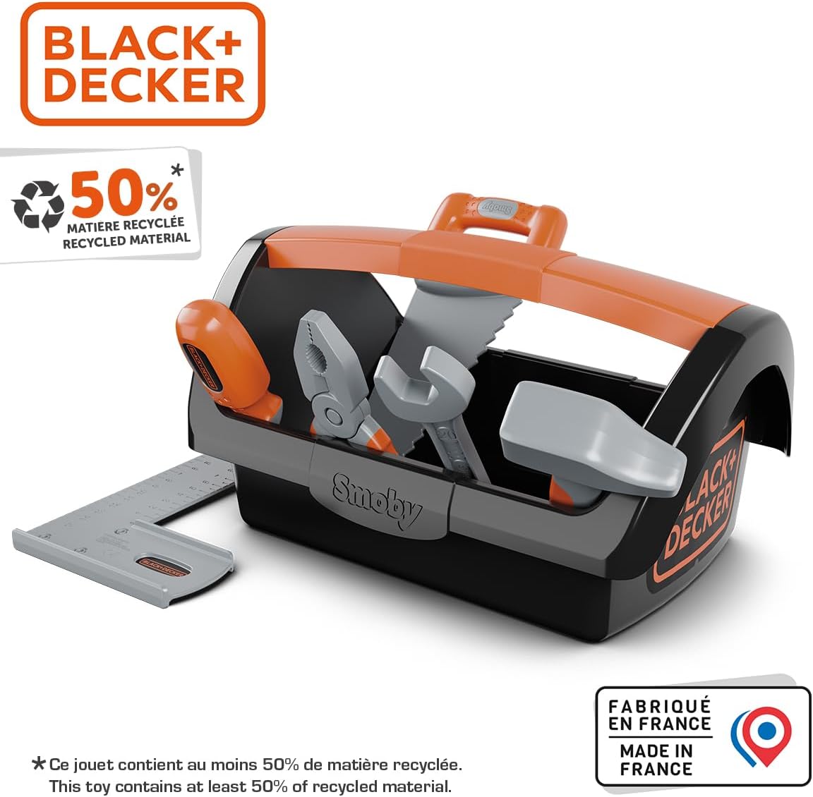 Smoby - Smoby Black & Decker Gereedschapskist - 7dlg.