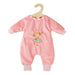 Heless 2581 - Poppenromper "Princess Emily", in roze, met prinsessenborduursel, voor poppen en knuffels maat 35-45 cm