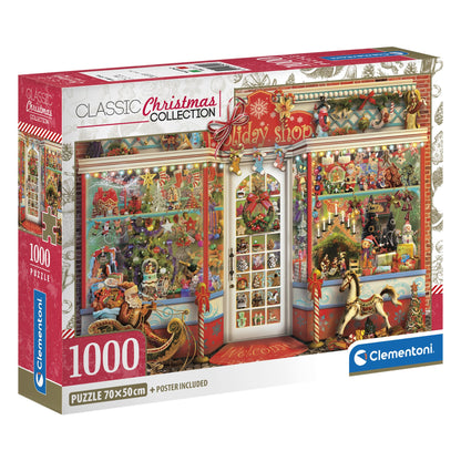 Clementoni - Clementoni Legpuzzel Kerstwinkel - 500st.