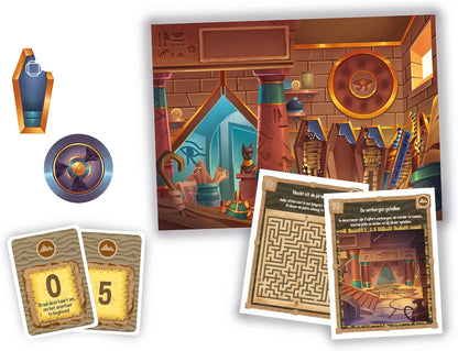 Clementoni Escape Room Pharaon, Gemaakt In Italië, Multicolor - 56211