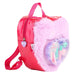 makeup set toy in fluffy backpack purple for kids