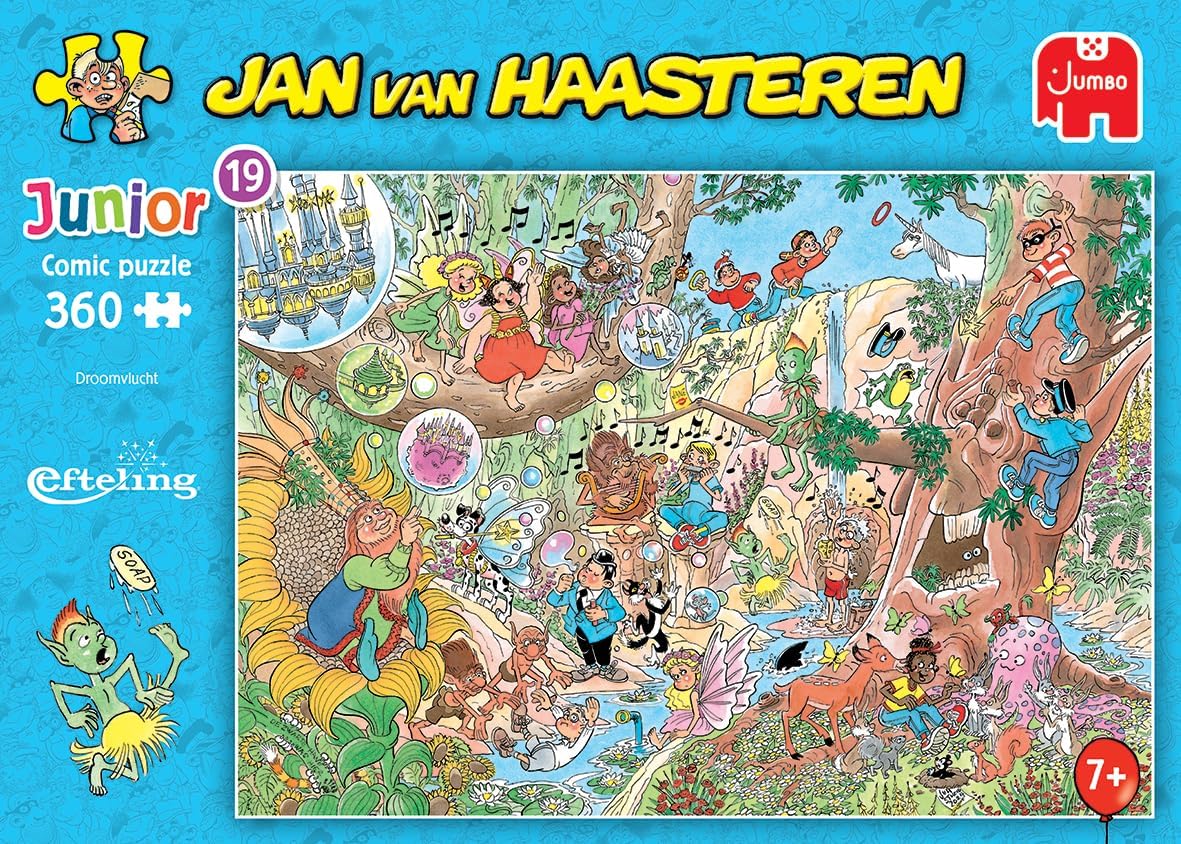 Jumbo - Jan van Haasteren Legpuzzel Junior Efteling Droomvlucht 360st.