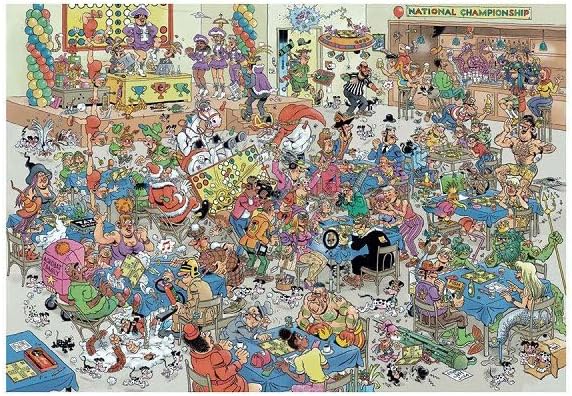 Jan van Haasteren - NK Mens Erger Je Niet (2000pcs