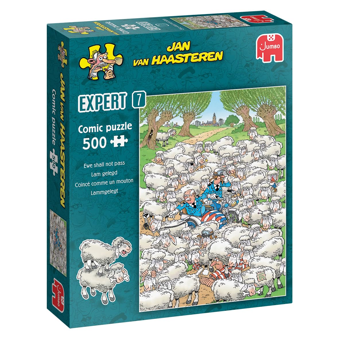 Jan van Haasteren, Expert 7, Lam gelegd, 500 stukjes puzzel, Legpuzzel volwassenen