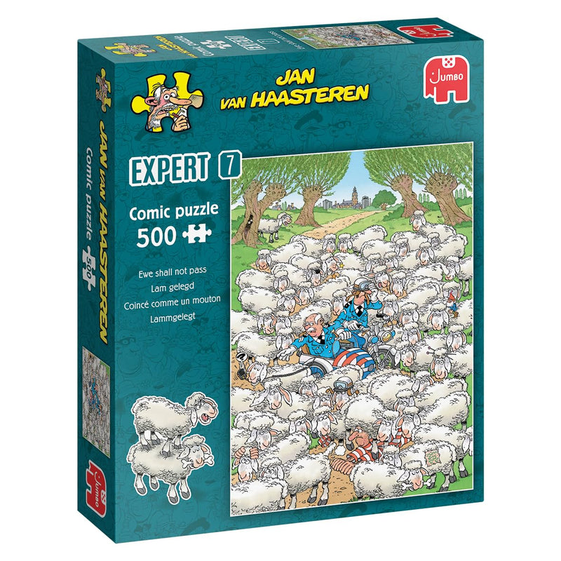 Jan van Haasteren, Expert 7, Lam gelegd, 500 stukjes puzzel, Legpuzzel volwassenen