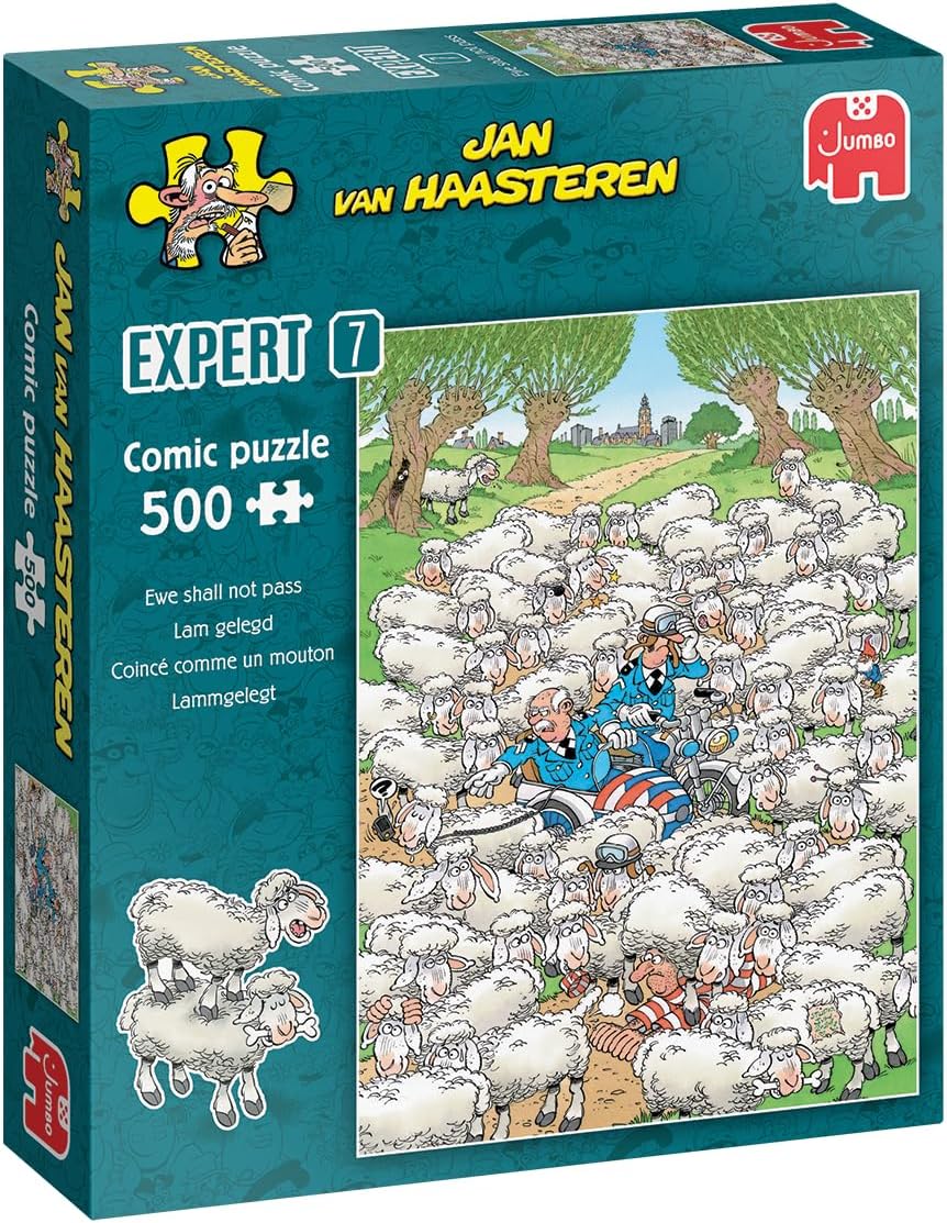 Jan van Haasteren, Expert 7, Lam gelegd, 500 stukjes puzzel, Legpuzzel volwassenen