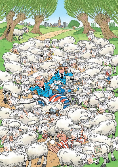 Jan van Haasteren, Expert 7, Lam gelegd, 500 stukjes puzzel, Legpuzzel volwassenen