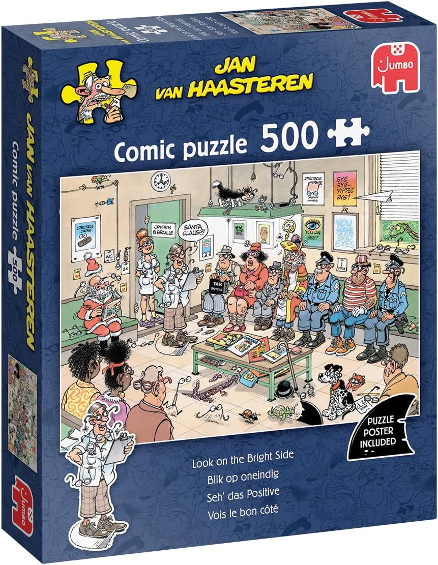 Jan van Haasteren, Blik op oneindig, 500 stukjes puzzel, Legpuzzel volwassenen