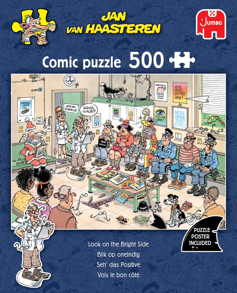 Jan van Haasteren, Blik op oneindig, 500 stukjes puzzel, Legpuzzel volwassenen