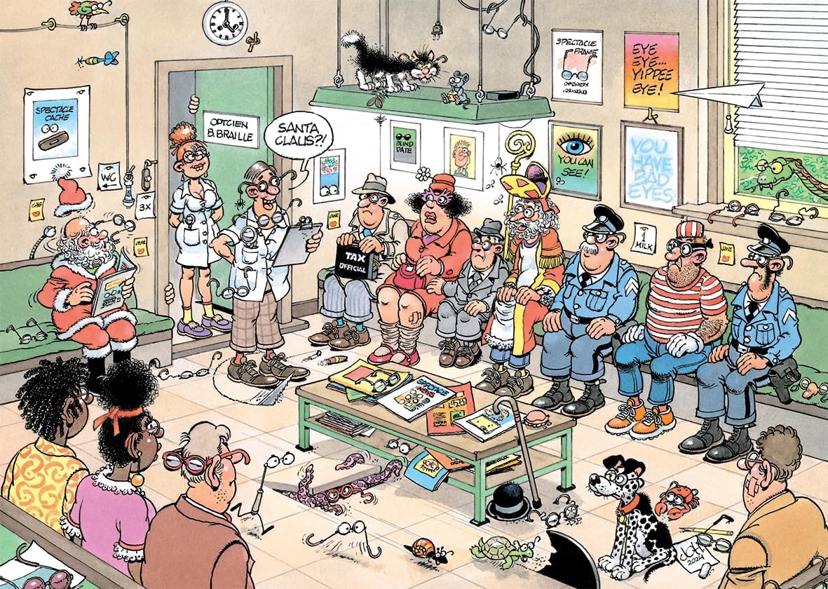 Jan van Haasteren, Blik op oneindig, 500 stukjes puzzel, Legpuzzel volwassenen