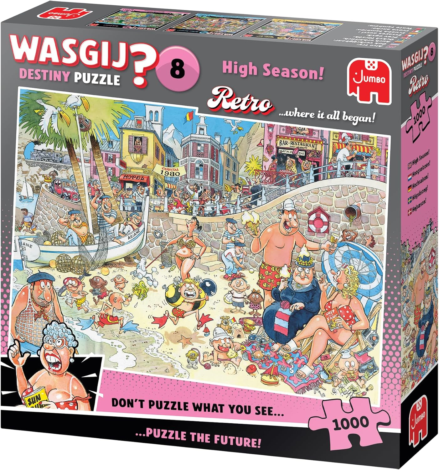 Wasgij Retro Destiny 8 - Hoogseizoen! (1000 stukjes