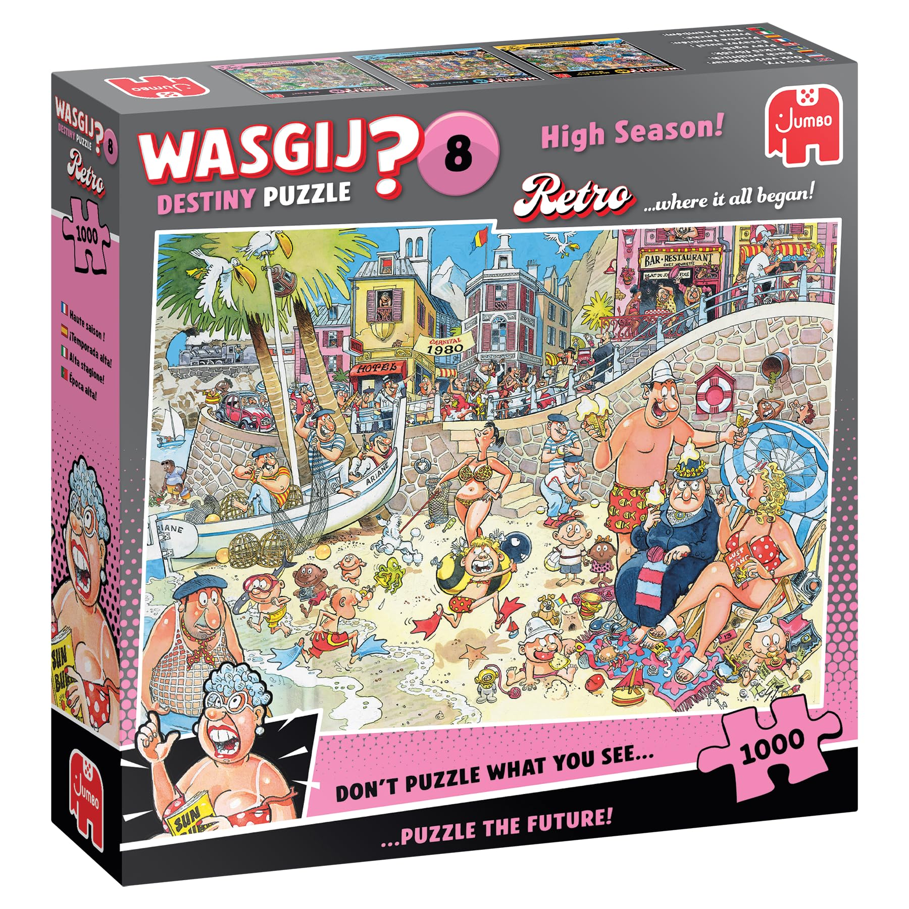 Wasgij Retro Destiny 8 - Hoogseizoen! (1000 stukjes