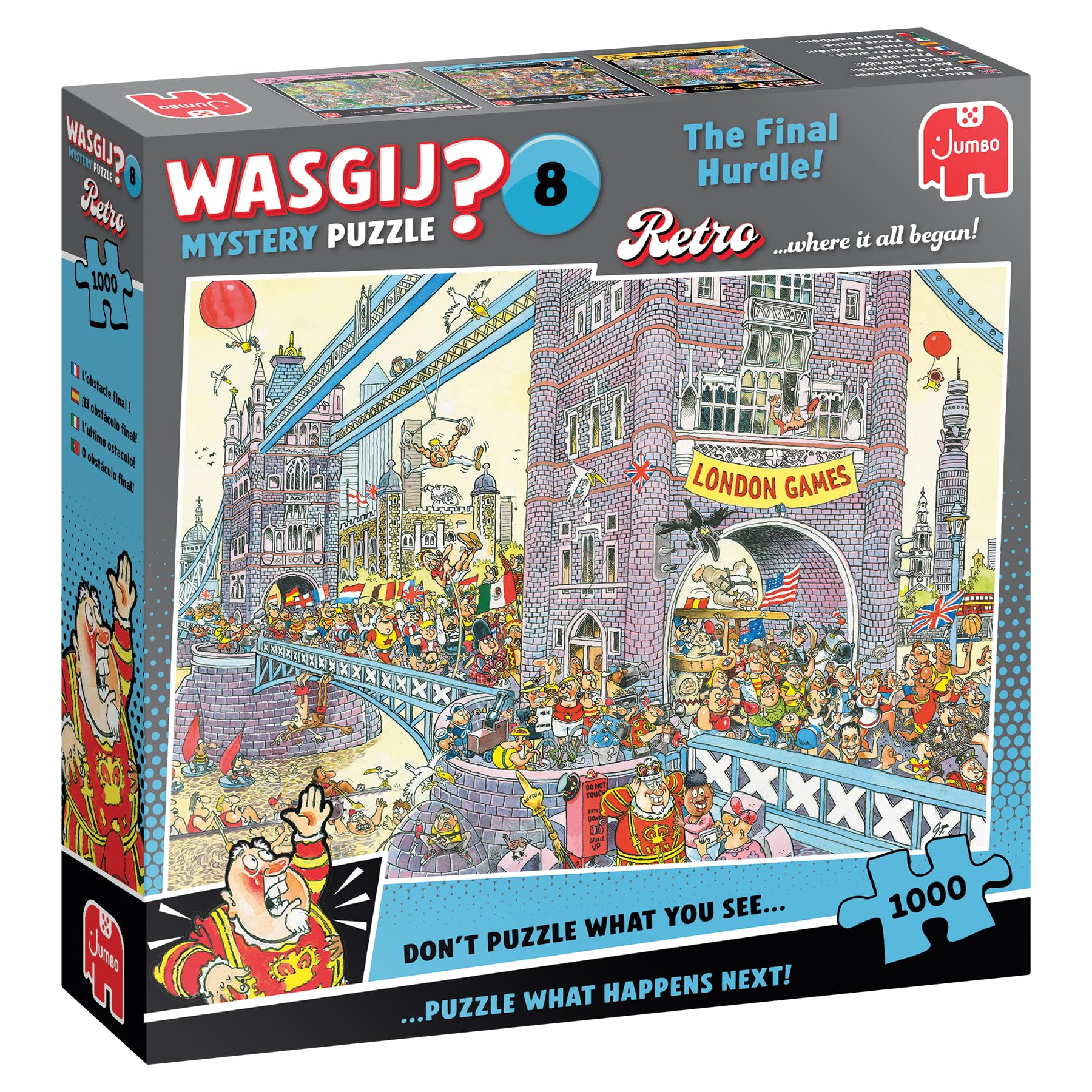 Wasgij Retro Mystery 8 - De laatste horde! (1000 stukjes