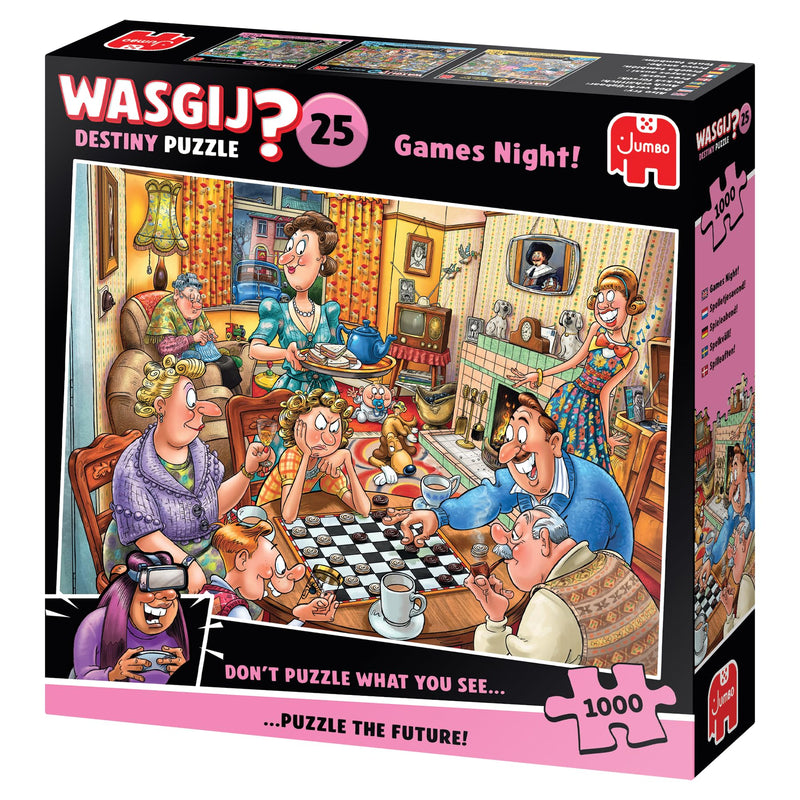 Wasgij Destiny 25 - Spelletjesavond! - 1000 stukjes