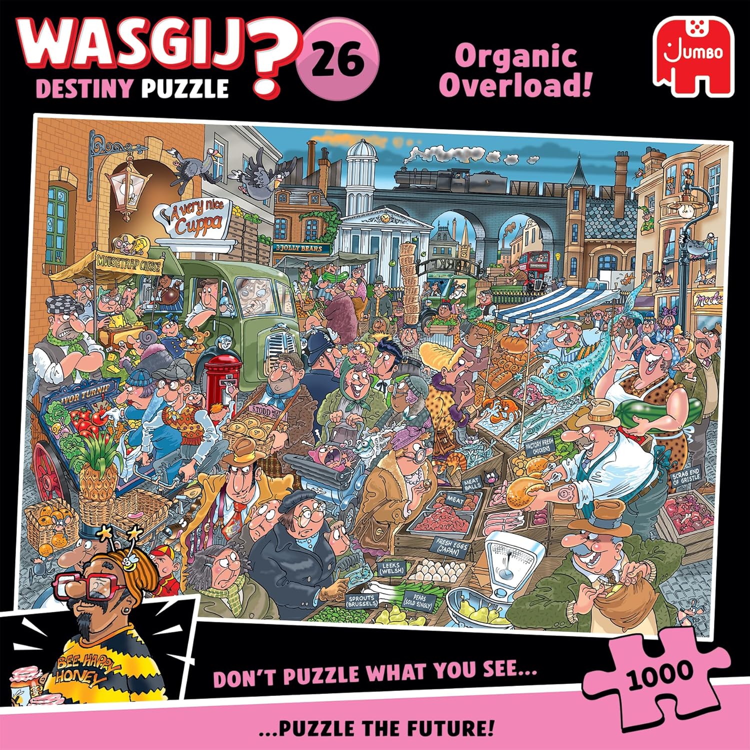 Wasgij Destiny 26 - Barstensvol Bio! (1000 stukjes