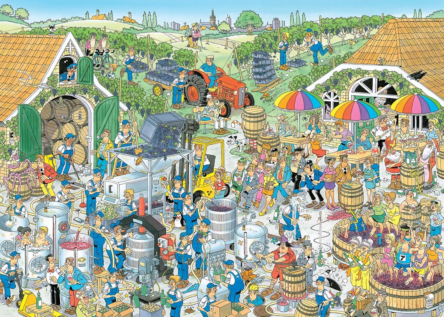 Jan van Haasteren - De Wijngaard (1000 stukjes