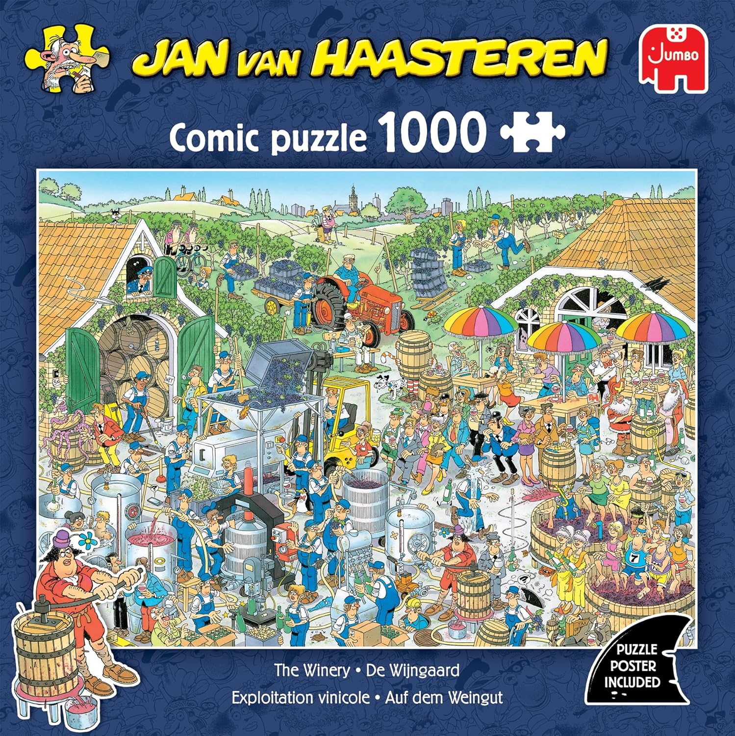 Jan van Haasteren - De Wijngaard (1000 stukjes