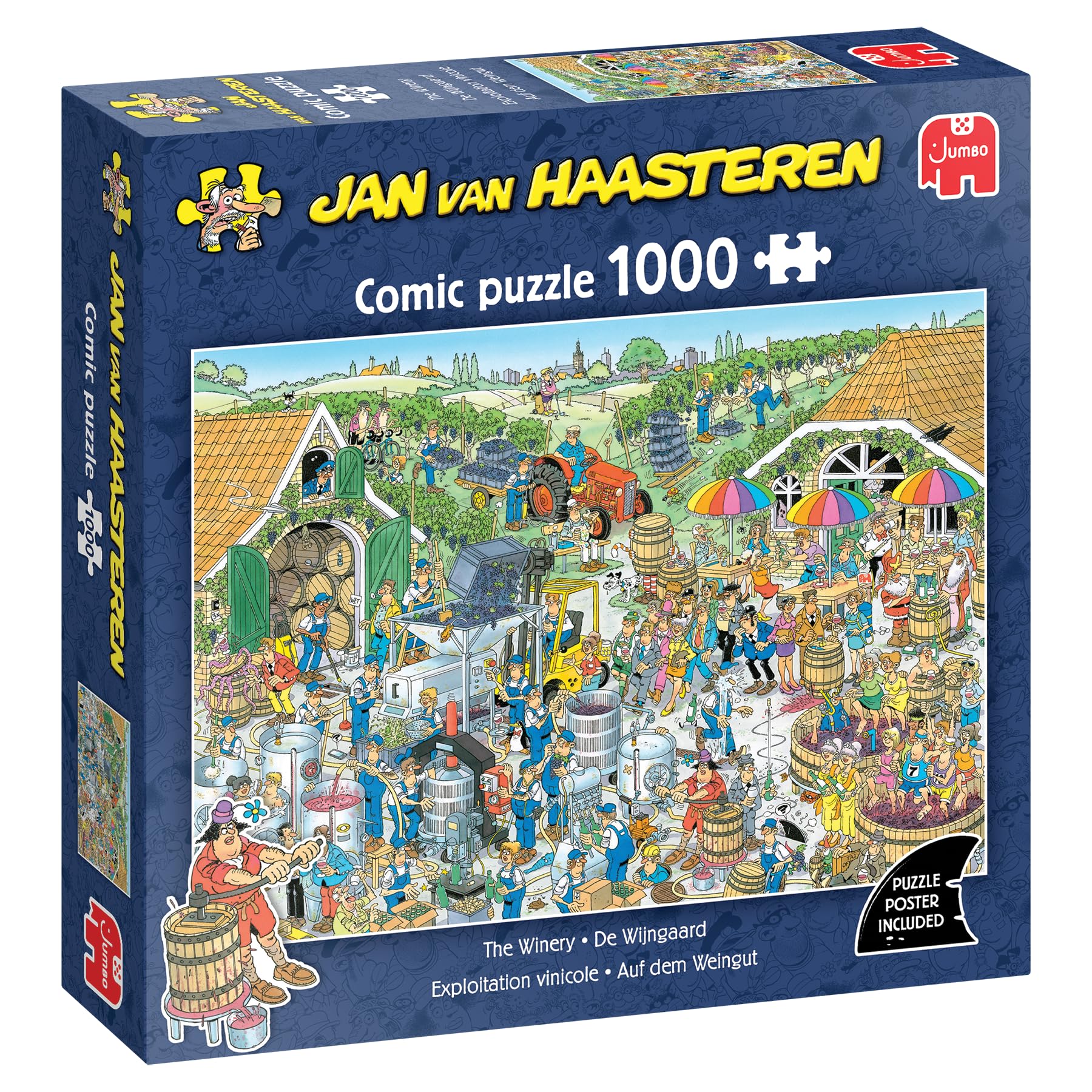 Jan van Haasteren - De Wijngaard (1000 stukjes