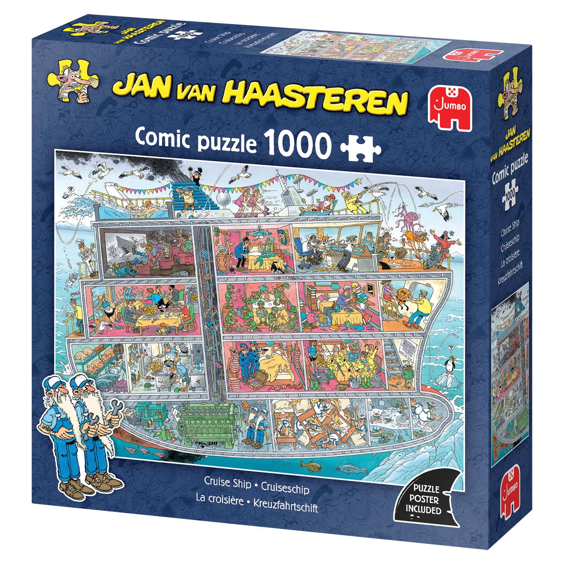 Jan van Haasteren - Cruiseschip (1000 stukjes
