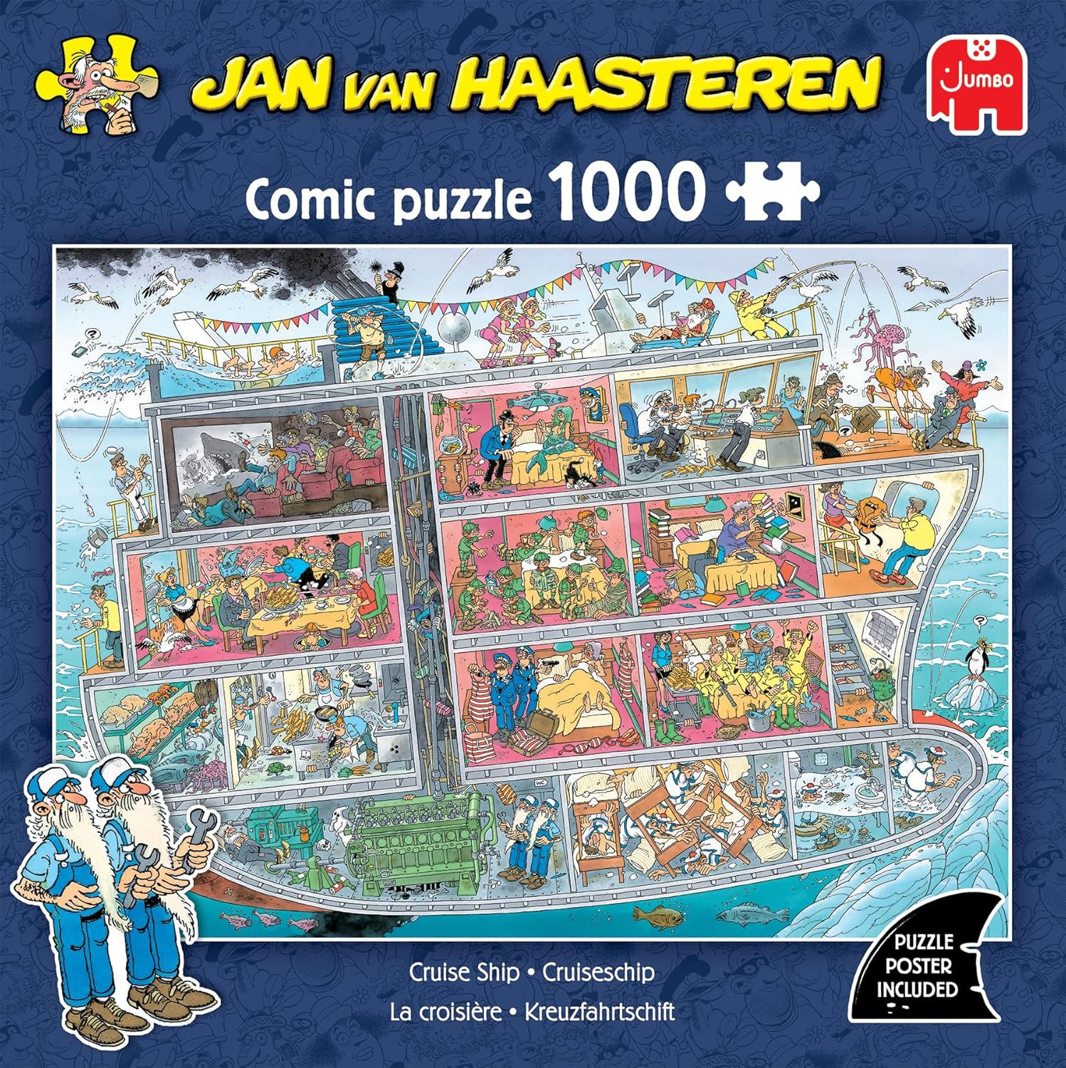 Jan van Haasteren - Cruiseschip (1000 stukjes