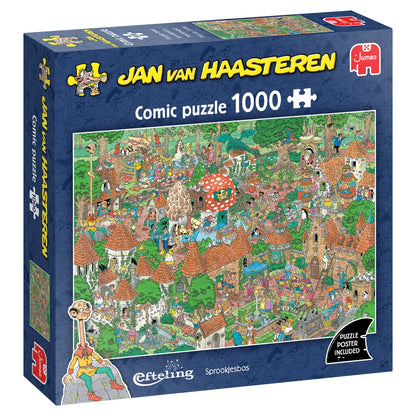 Jan Van Haasteren Efteling Fairytale Forest 1000 Piece Comic Puzzle
