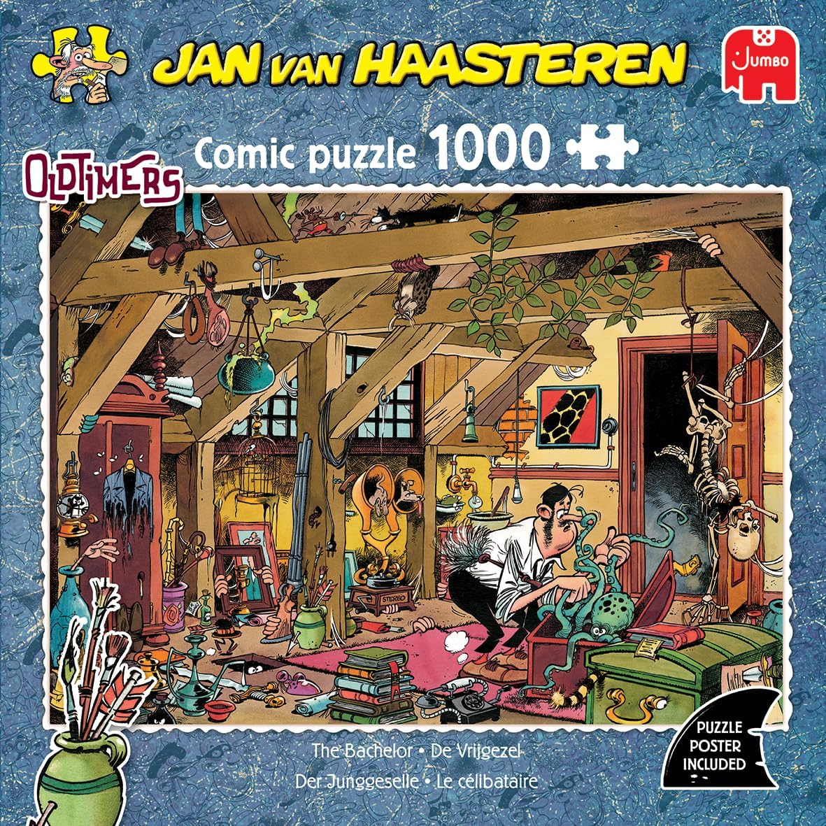 Jan Van Haasteren - Oldtimers The Bachelor (1000 Pieces)