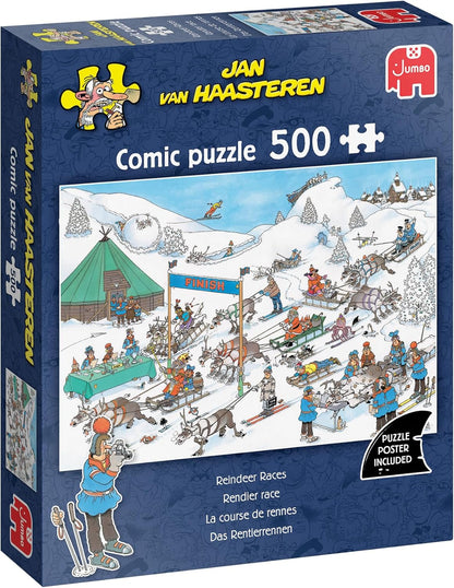 Jan van Haasteren - Rendier Race - 500 stukjes