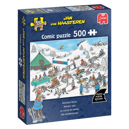 Jan van Haasteren - Rendier Race - 500 stukjes