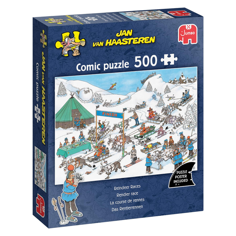 Jan van Haasteren - Rendier Race - 500 stukjes