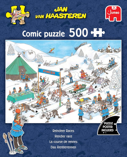 Jan van Haasteren - Rendier Race - 500 stukjes