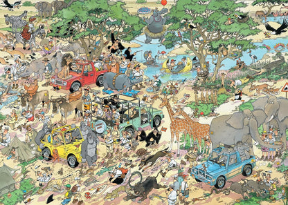 Jan van Haasteren - Safari & Storm (2x1000 stukjes