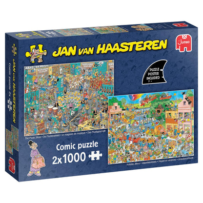 Jan van Haasteren - De Muziekwinkel & Vakantiekriebels (2x1000 stukjes