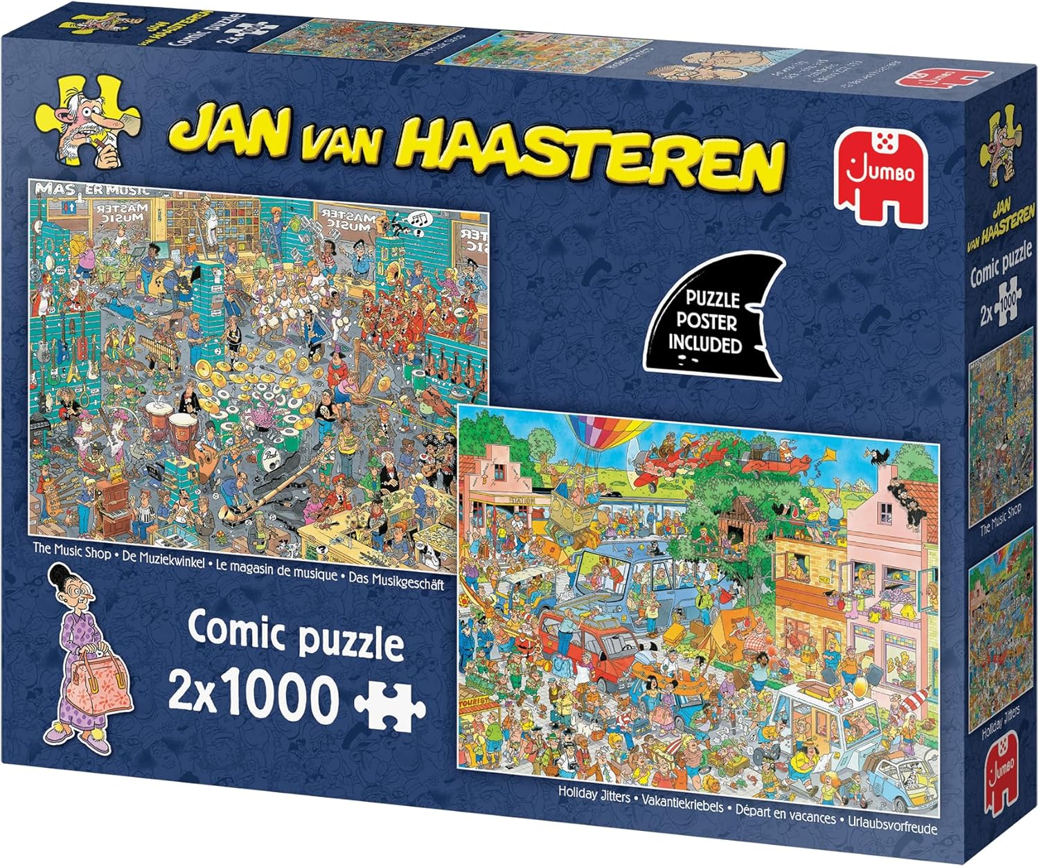 Jan van Haasteren - De Muziekwinkel & Vakantiekriebels (2x1000 stukjes
