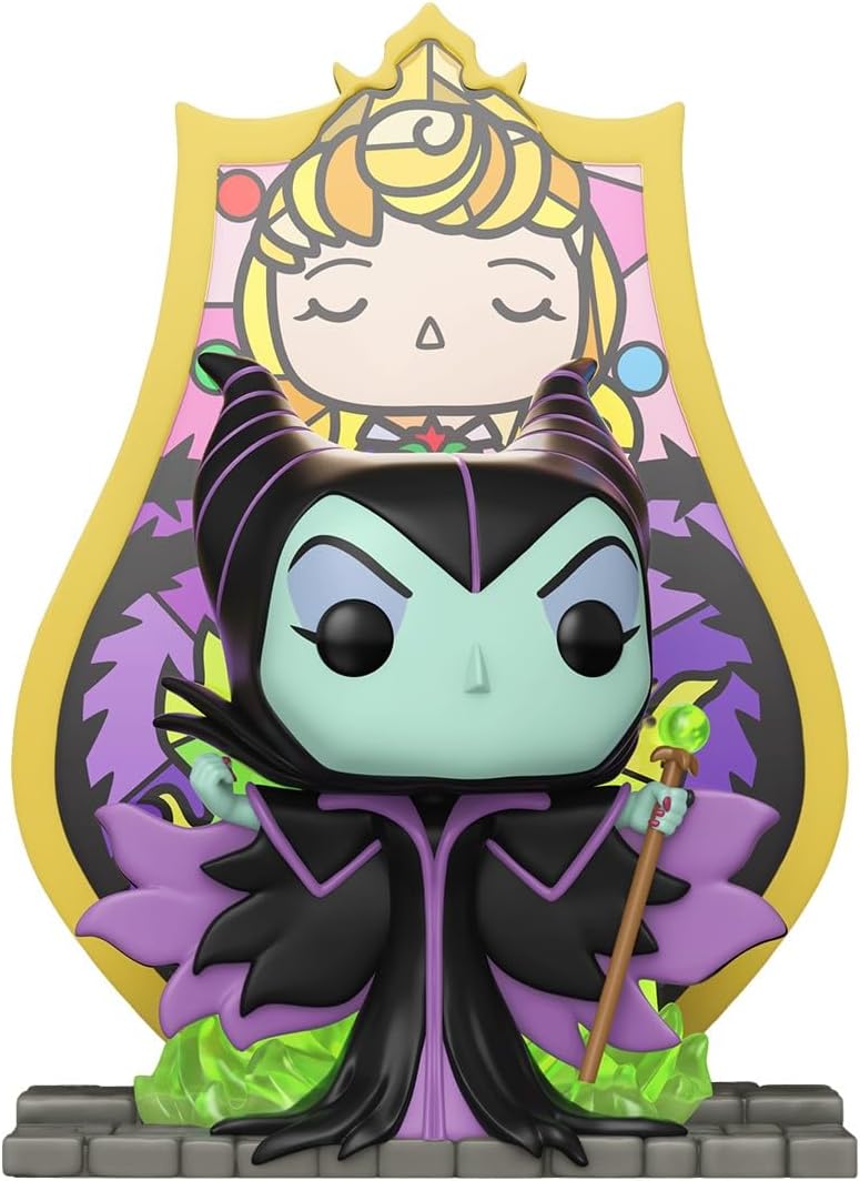 Funko Pop! Deluxe: Villains - Maleficent - (Glass) - Disney Villains- Vinyl-Sammelfigur - Geschenkidee - Offizielle Handelswaren - Spielzeug Für Kinder und Erwachsene - Horror Fans