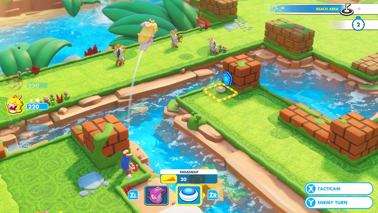 Mario + Raving Rabbids Kingdom Battle Switch-spellen (downloadcodes
