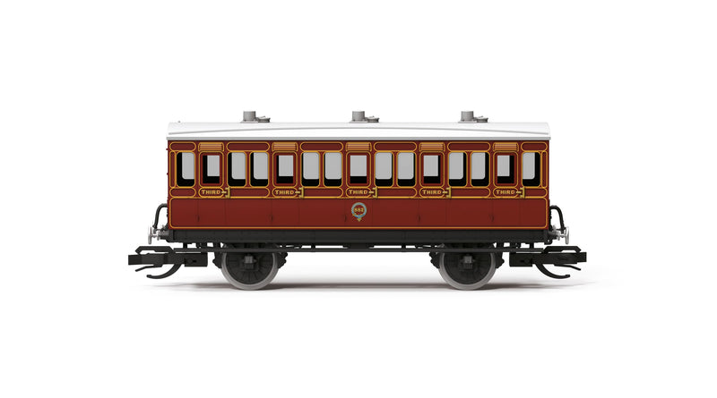 Hornby TT TT4056 LB&SCR 4 Wheel Coach 3rd Class