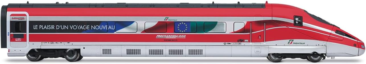 ARNOLD HN2621D Frecciarossa 1000 Base Set, 4 Elements, Service in France, ep. VI, with DCC decoder, Metal, Red/Grey