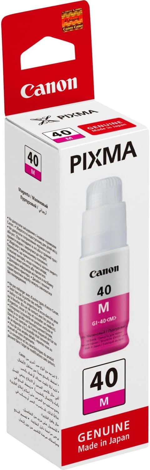 Canon GI 40 M - Magenta - original - ink refill - for PIXMA G5040, G6040, G7040, GM2040, GM4040