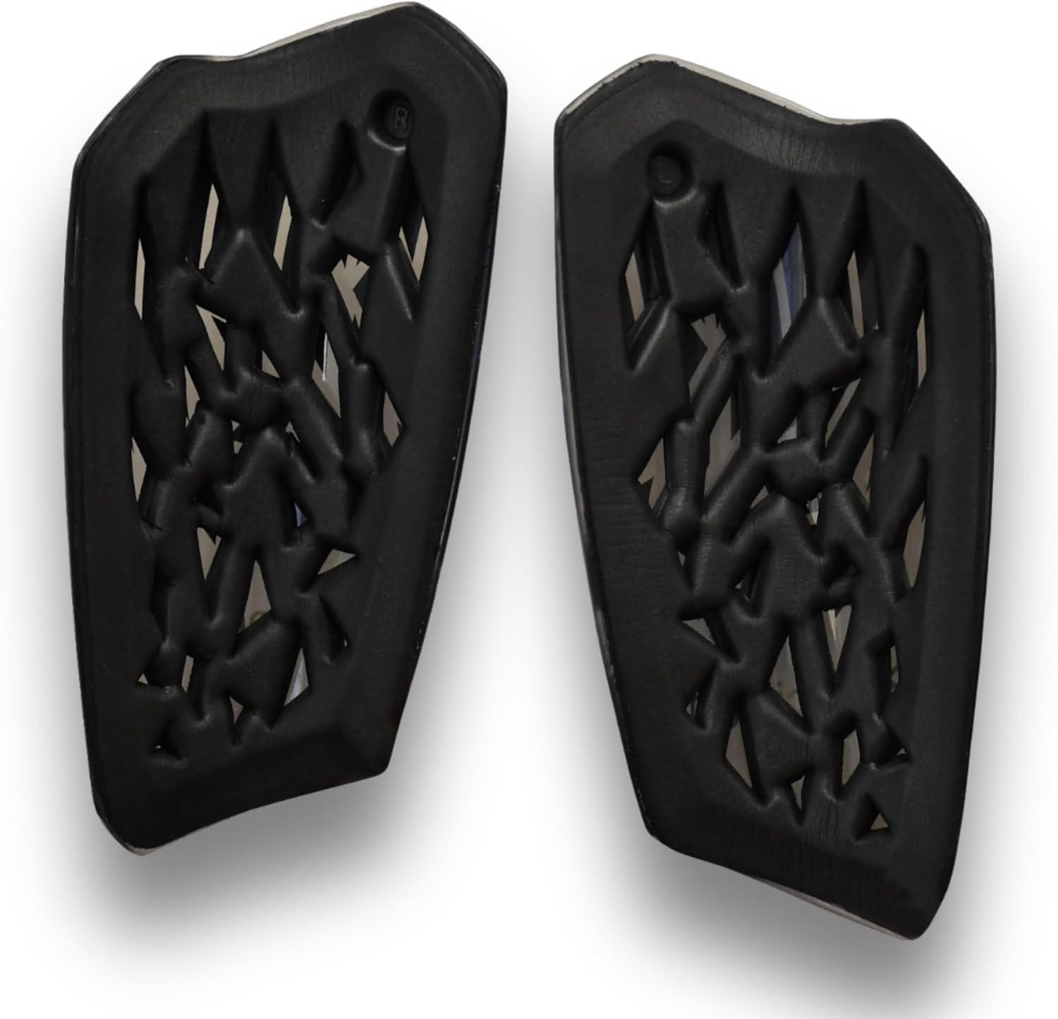 Precision Pro Fusion Flex Shin Guards, Lightweight Football Protection with TPU Shell, EVA Foam Cushioning, Elasticated Sleeves Pads, Black