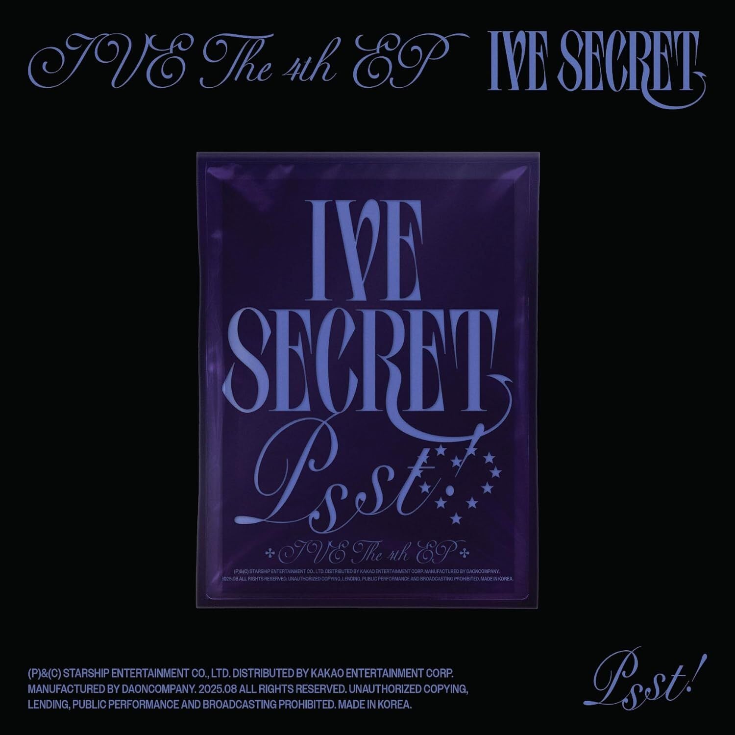 The 4th EP - IVE SECRET (Psst! Version