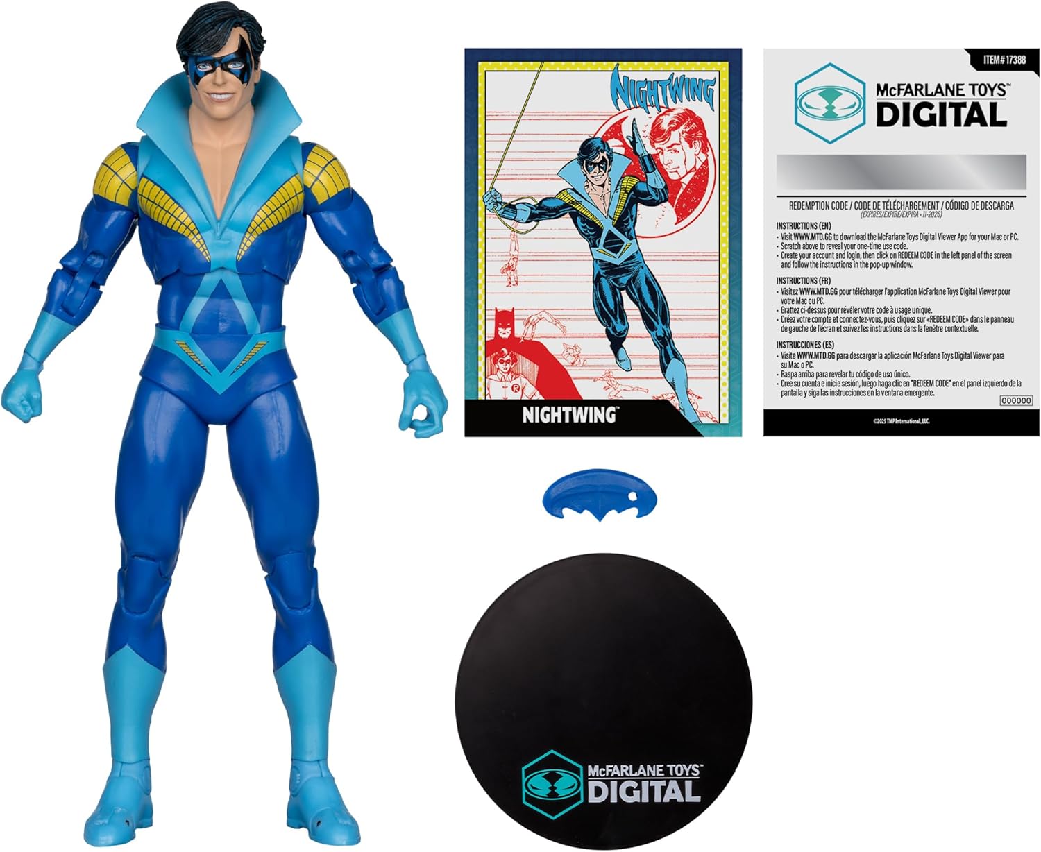 McFarlane DC Direct Nightwing (Teen Titans) 7in Action Figure Toys Digital Collectible