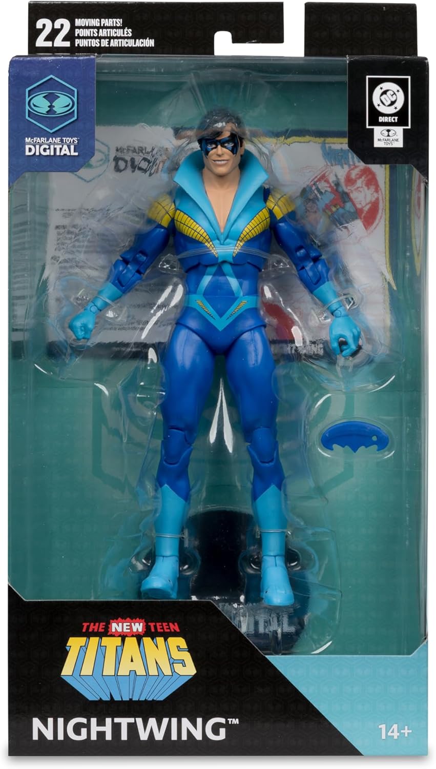 McFarlane DC Direct Nightwing (Teen Titans) 7in Action Figure Toys Digital Collectible