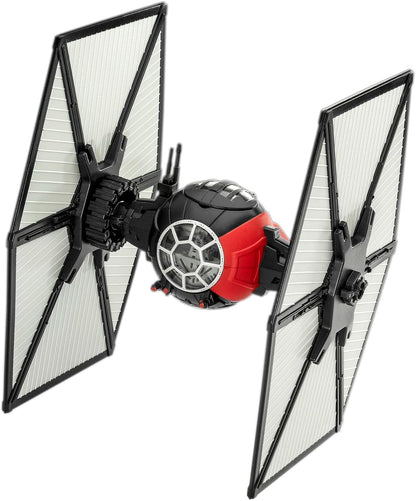 Revell 06565 Build & Play: Star Wars First Order Special Forces TIE Fighter - With Authentic Lights & Sounds - 1:51 Scale Unbuilt Pre-coloured Click-Together Toy - 18 Parts - From 6 Years+