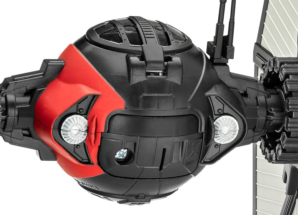 Revell 06565 Build & Play: Star Wars First Order Special Forces TIE Fighter - With Authentic Lights & Sounds - 1:51 Scale Unbuilt Pre-coloured Click-Together Toy - 18 Parts - From 6 Years+