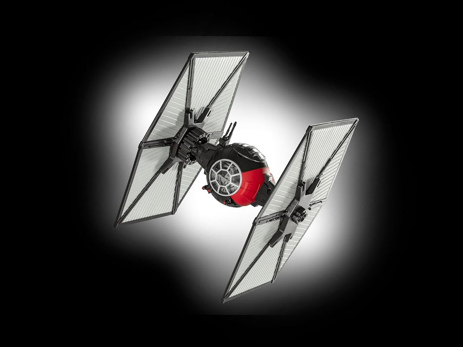 Revell 06565 Build & Play: Star Wars First Order Special Forces TIE Fighter - With Authentic Lights & Sounds - 1:51 Scale Unbuilt Pre-coloured Click-Together Toy - 18 Parts - From 6 Years+