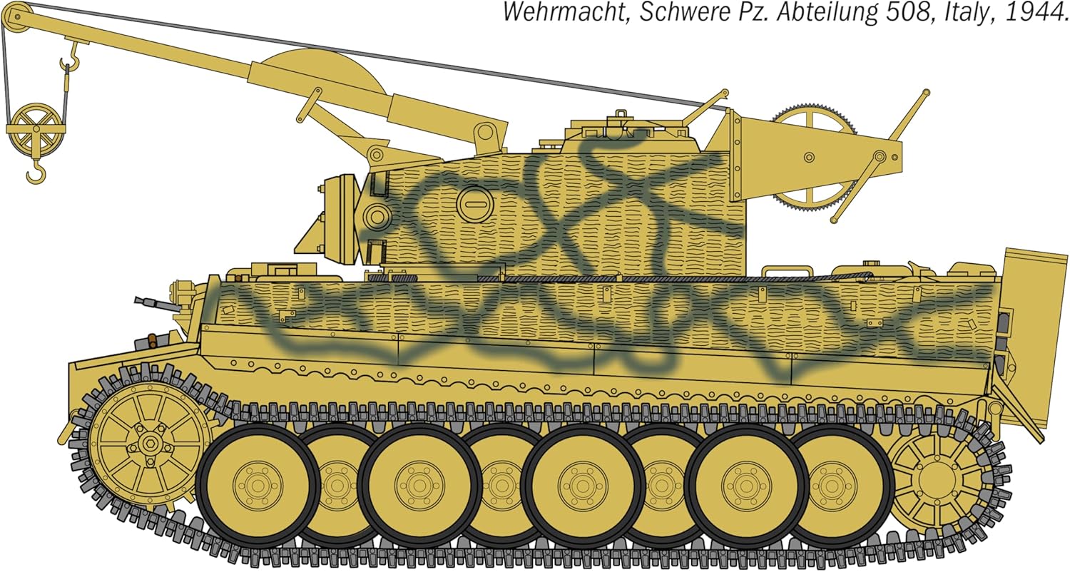 Italeri 6764 Tiger Support Vehicle 1:35 Scale Plastic Model Kit/Plastic Model Assembly